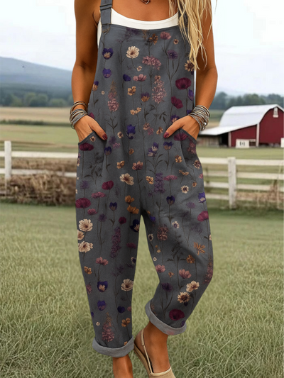 MIRTHE | Overall print jumpsuit