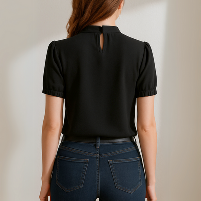 LIZ | Chique Black Blouse