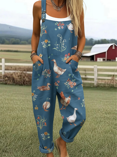 MIRTHE | Overall print jumpsuit