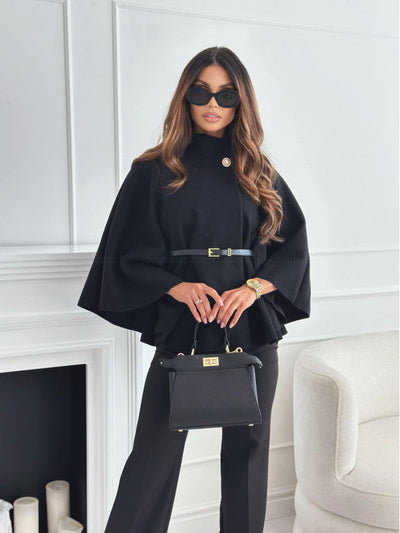 LESLEY | Chic butterfly jacket with belt