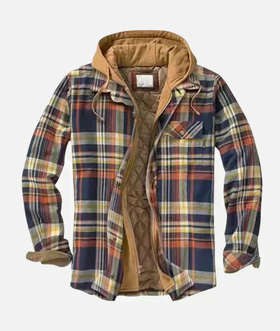 ED | Plaid patchwork jacket