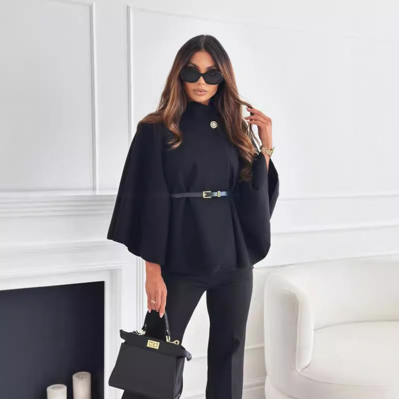 LESLEY | Chic butterfly jacket with belt
