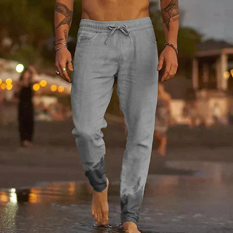 LOWEN | Linen beach pantalon