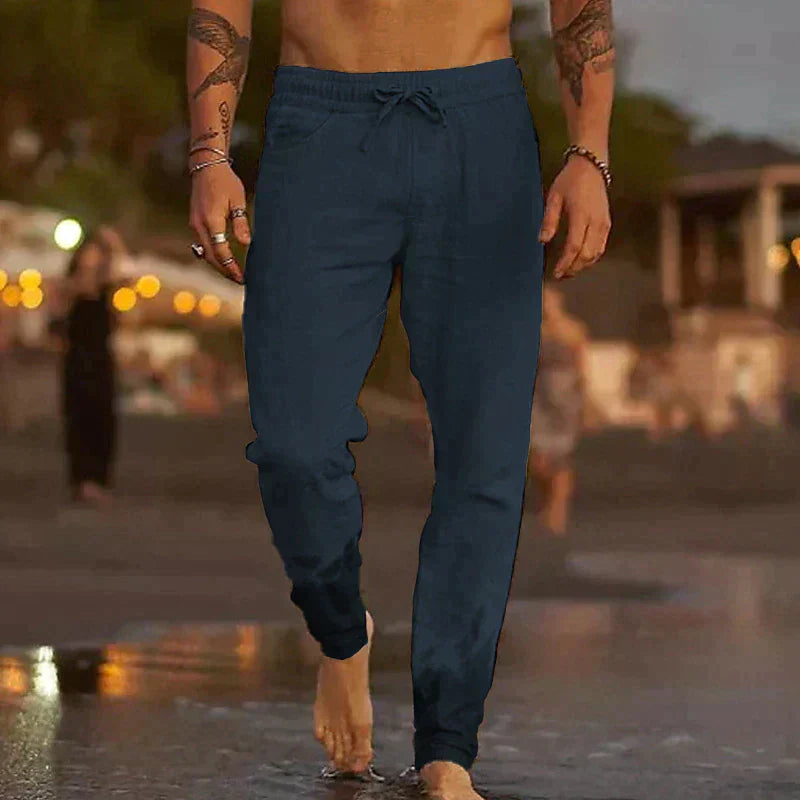 LOWEN | Linen beach pantalon