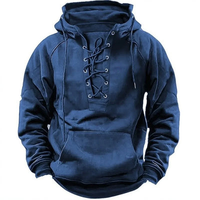 RON | Retro outdoor lace-up hoodie