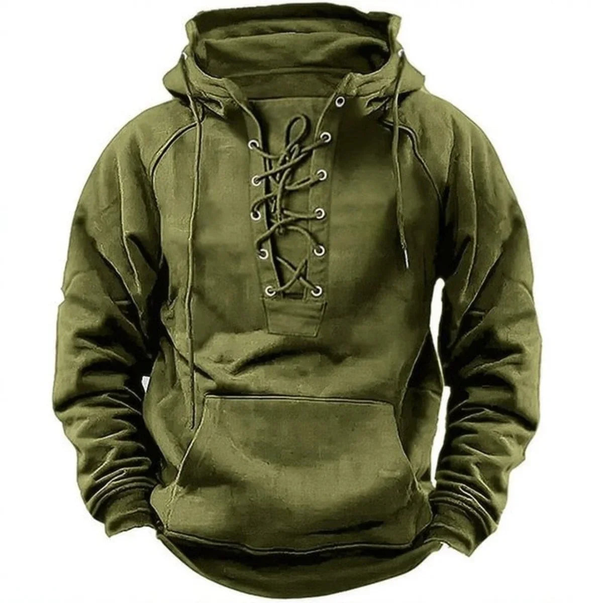 RON | Retro outdoor lace-up hoodie