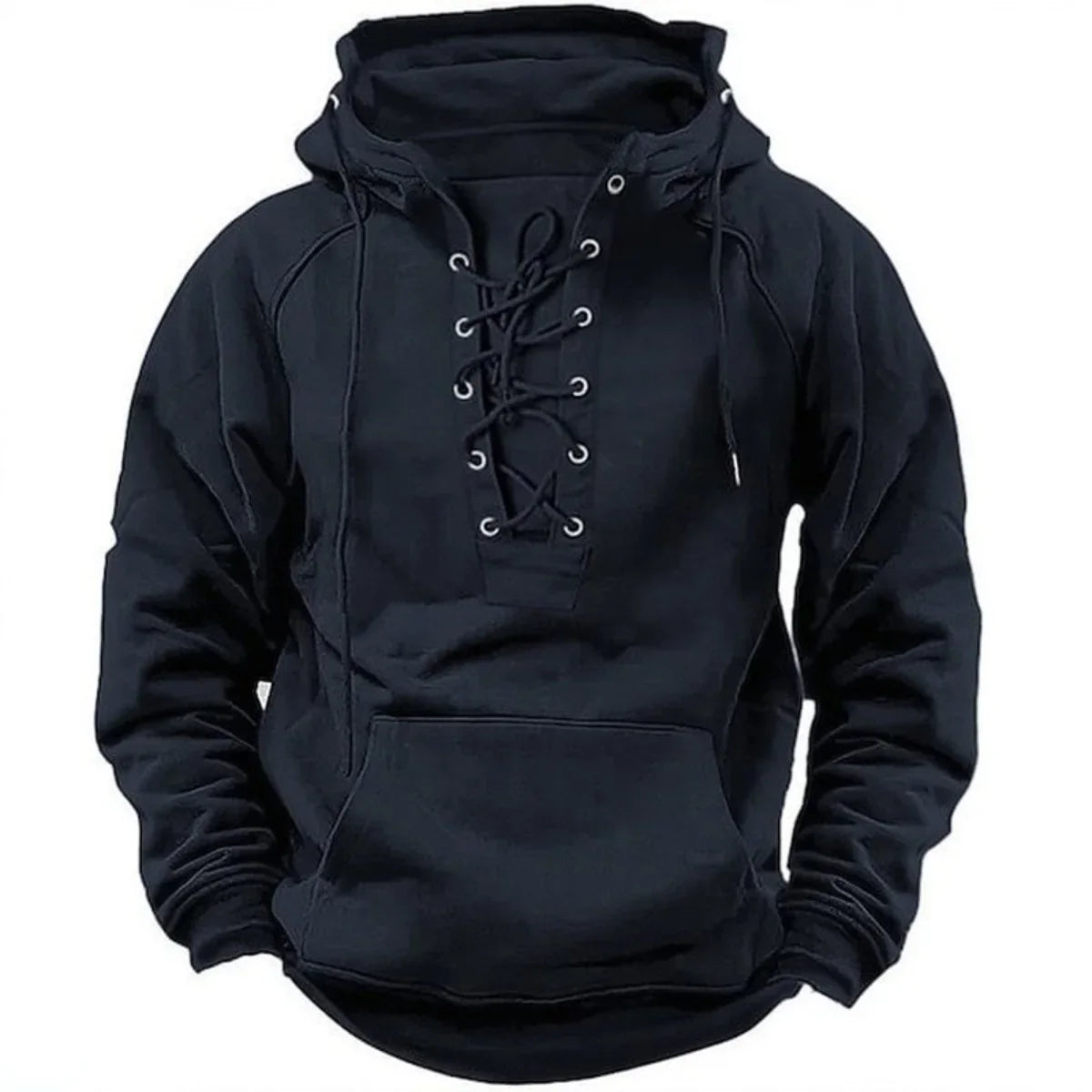 RON | Retro outdoor lace-up hoodie
