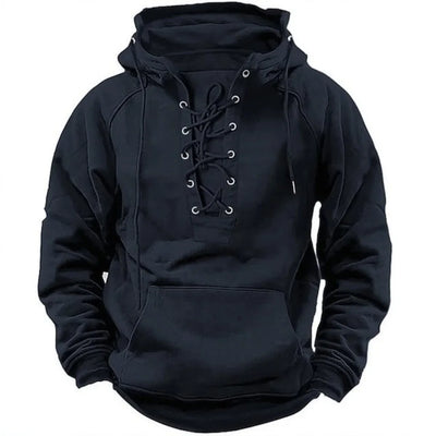 RON | Retro outdoor lace-up hoodie