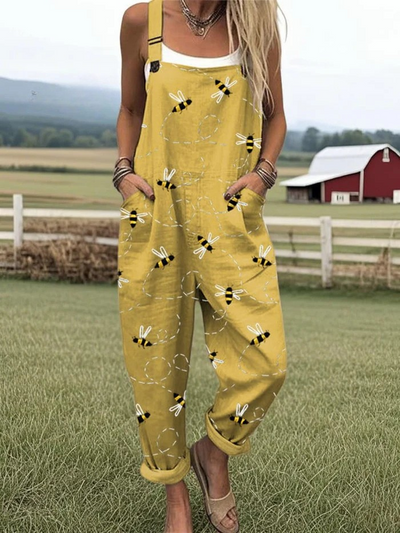 MIRTHE | Overall print jumpsuit