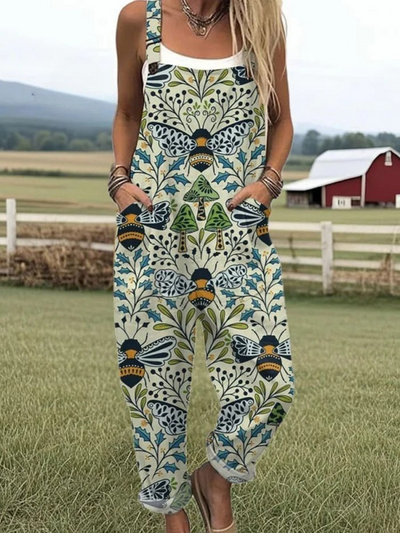 MIRTHE | Overall print jumpsuit
