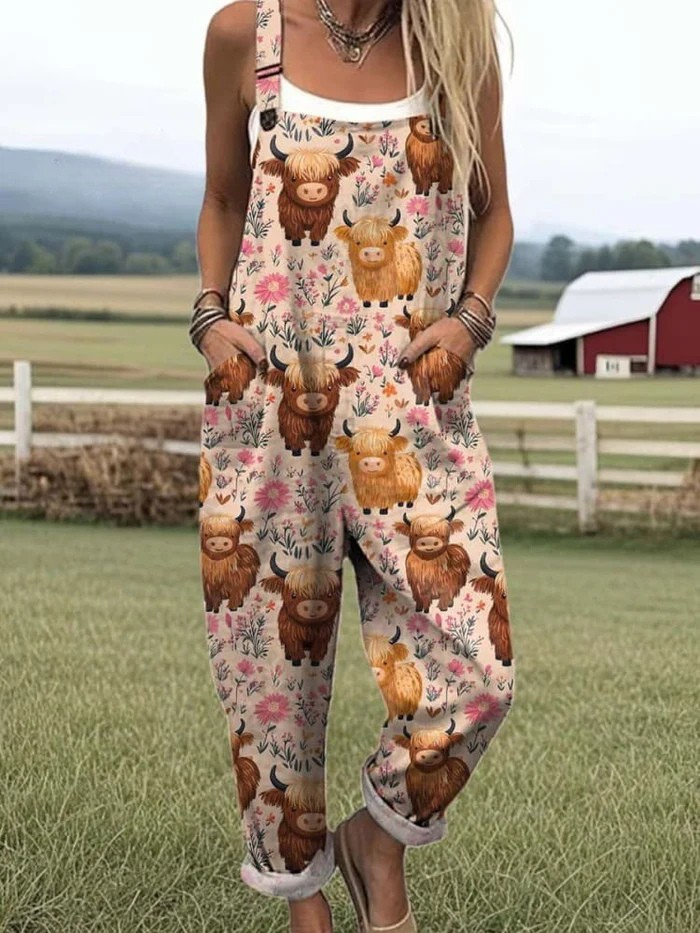 MIRTHE | Overall print jumpsuit