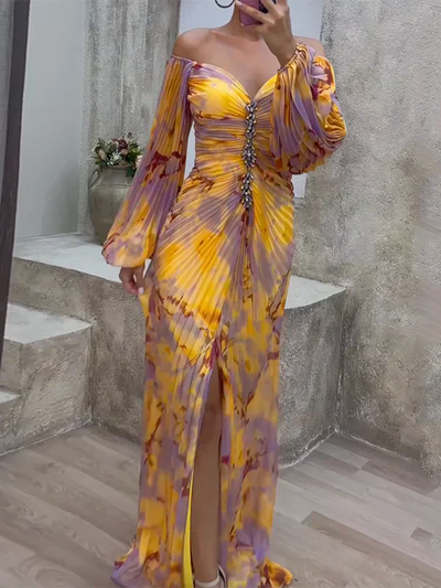 KRISTEL | Elegant V-neck dress