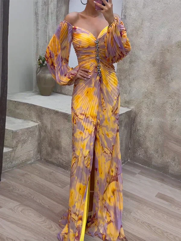 KRISTEL | Elegant V-neck dress