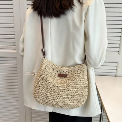 ROOS | Straw shoulder bag